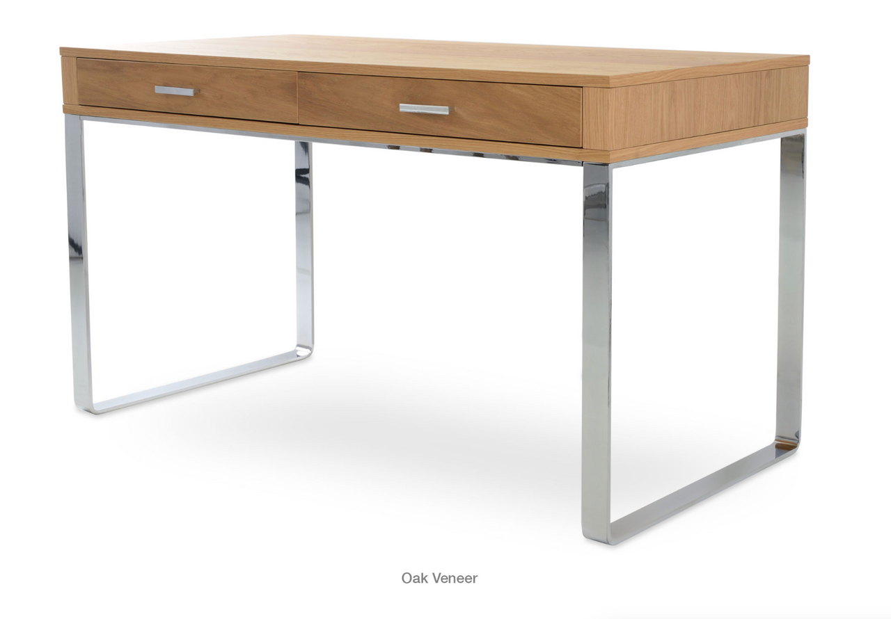 York Desk - Oak Veneer