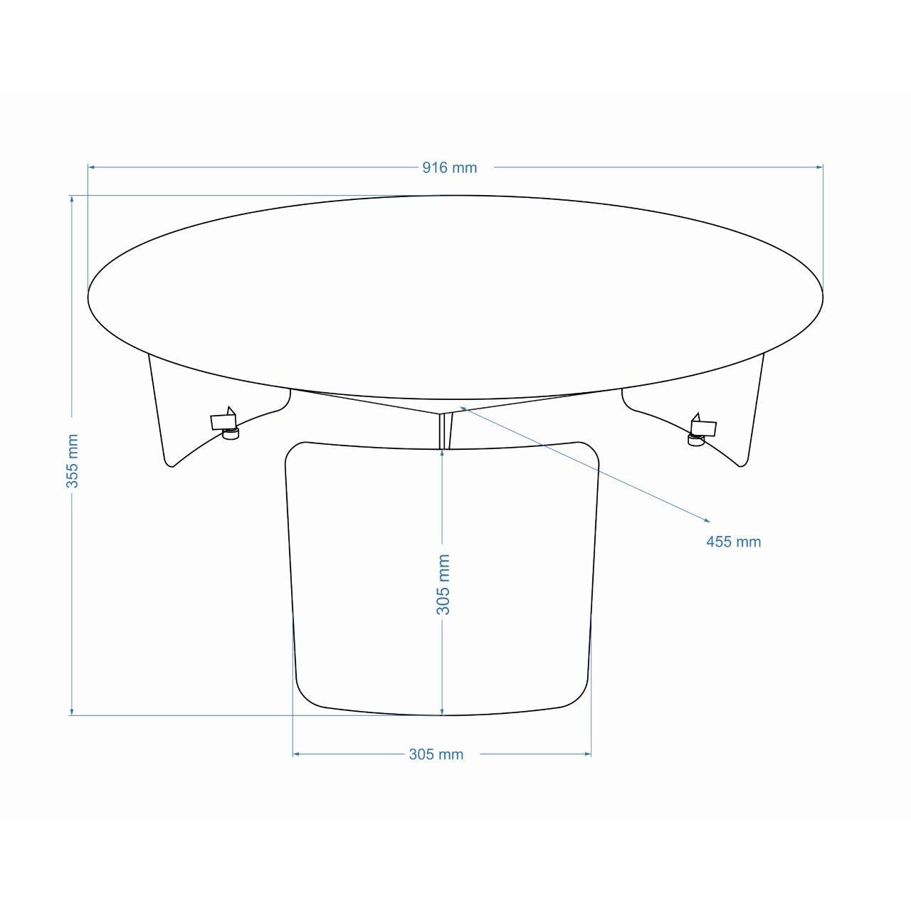 Senshi Industrial Coffee Table by Urbia
