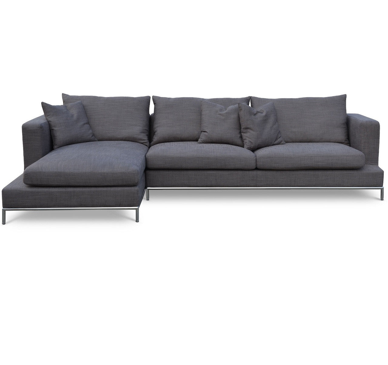 Soho Concept Simena Sectional Sofa GREY BROWNIE