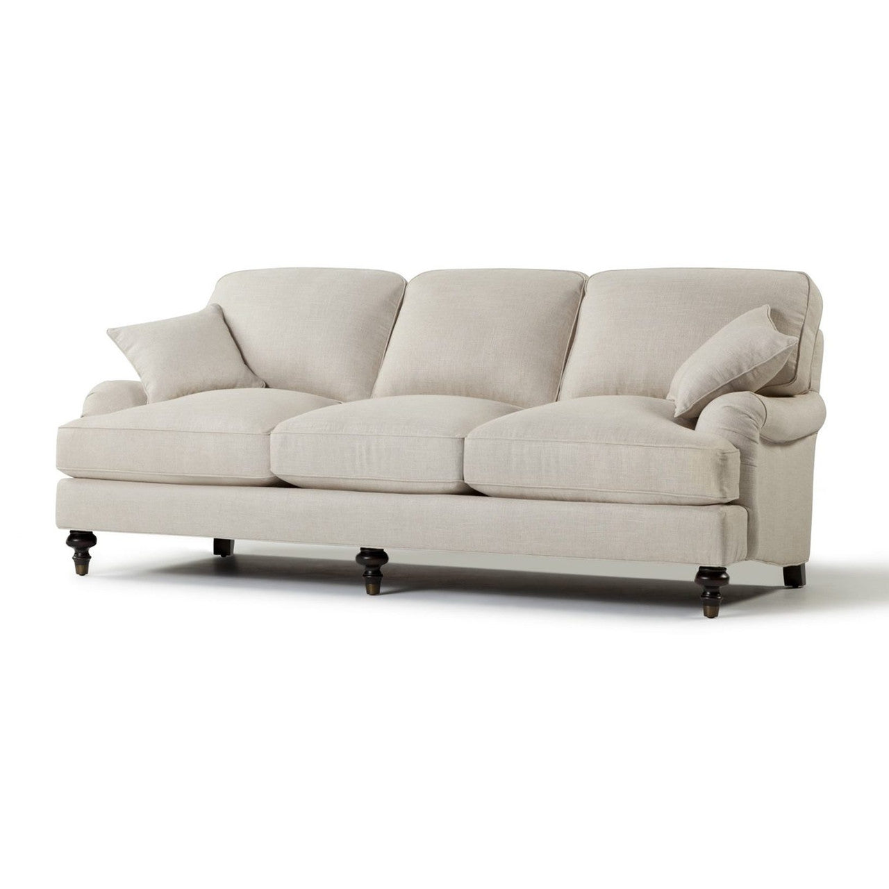 Churchill Upholstered English Rolled Arm Sofa 89"