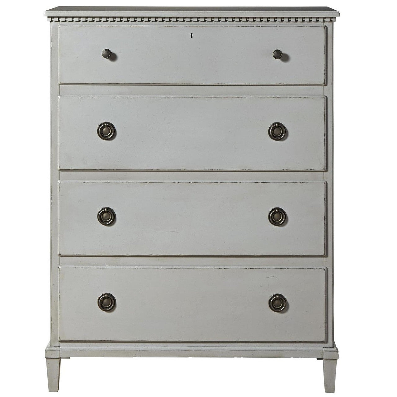 Sojourn French Country 4 Drawers Chest - Gray