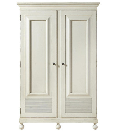 Sojourn French Country White Armoire Wardrobe