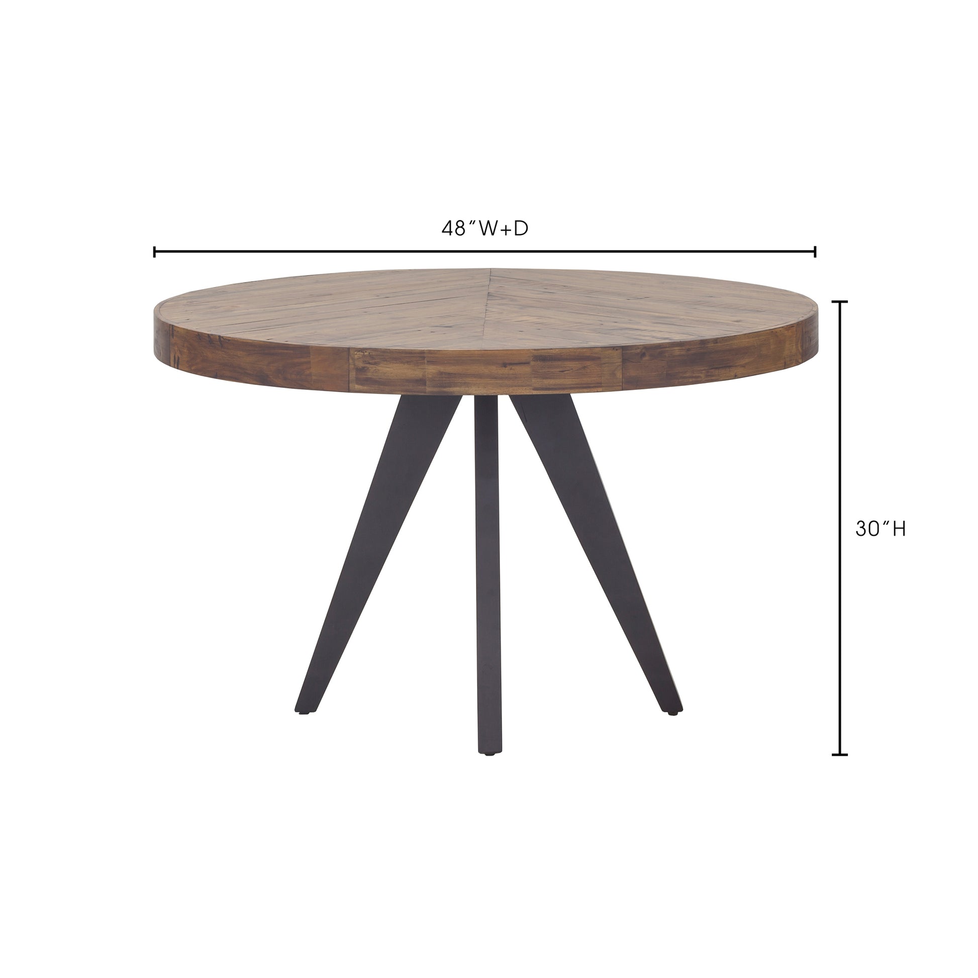 Parq Round Dining Table Amber by Moe's Home Collection - view 15