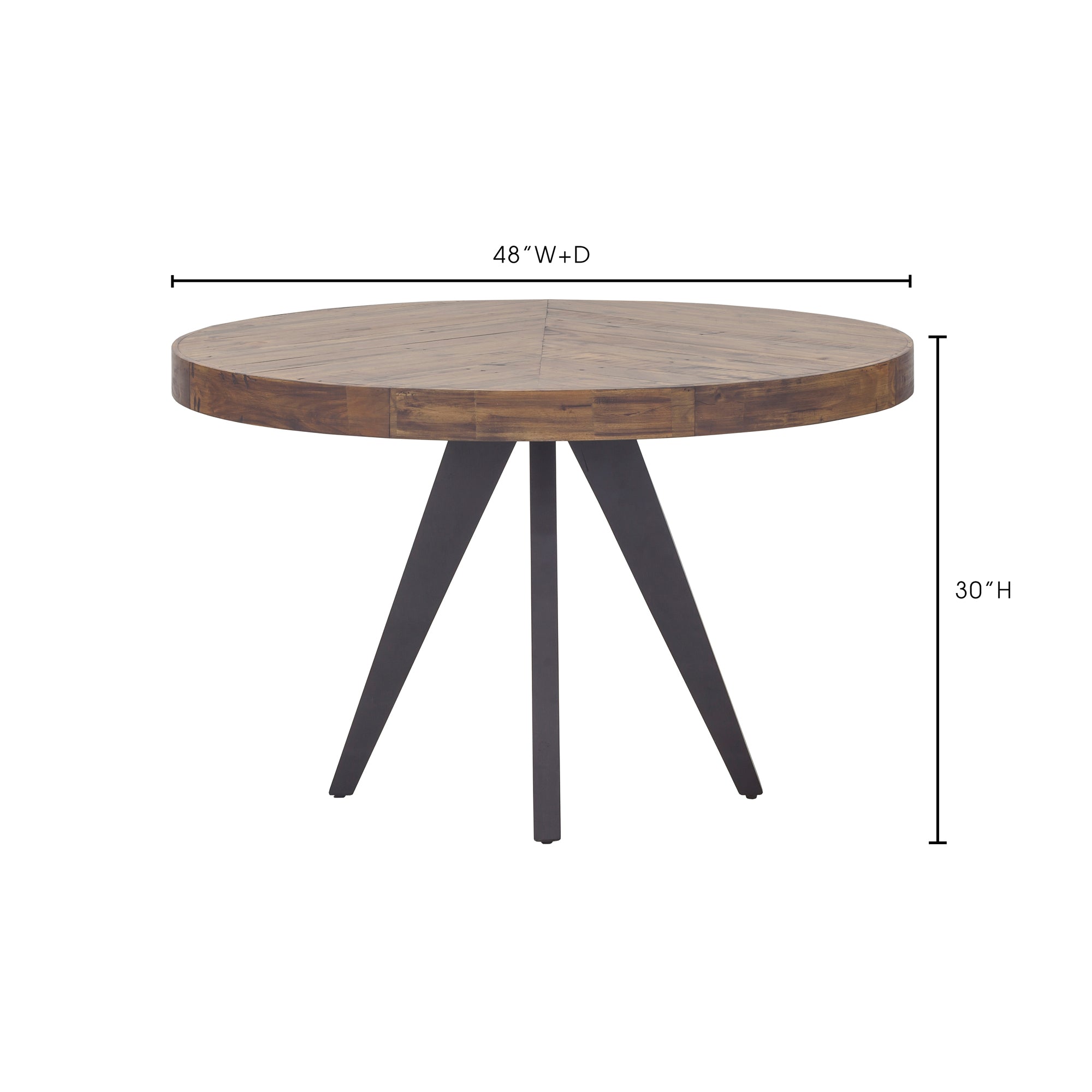 Parq Round Dining Table Amber by Moe's Home Collection - view 15