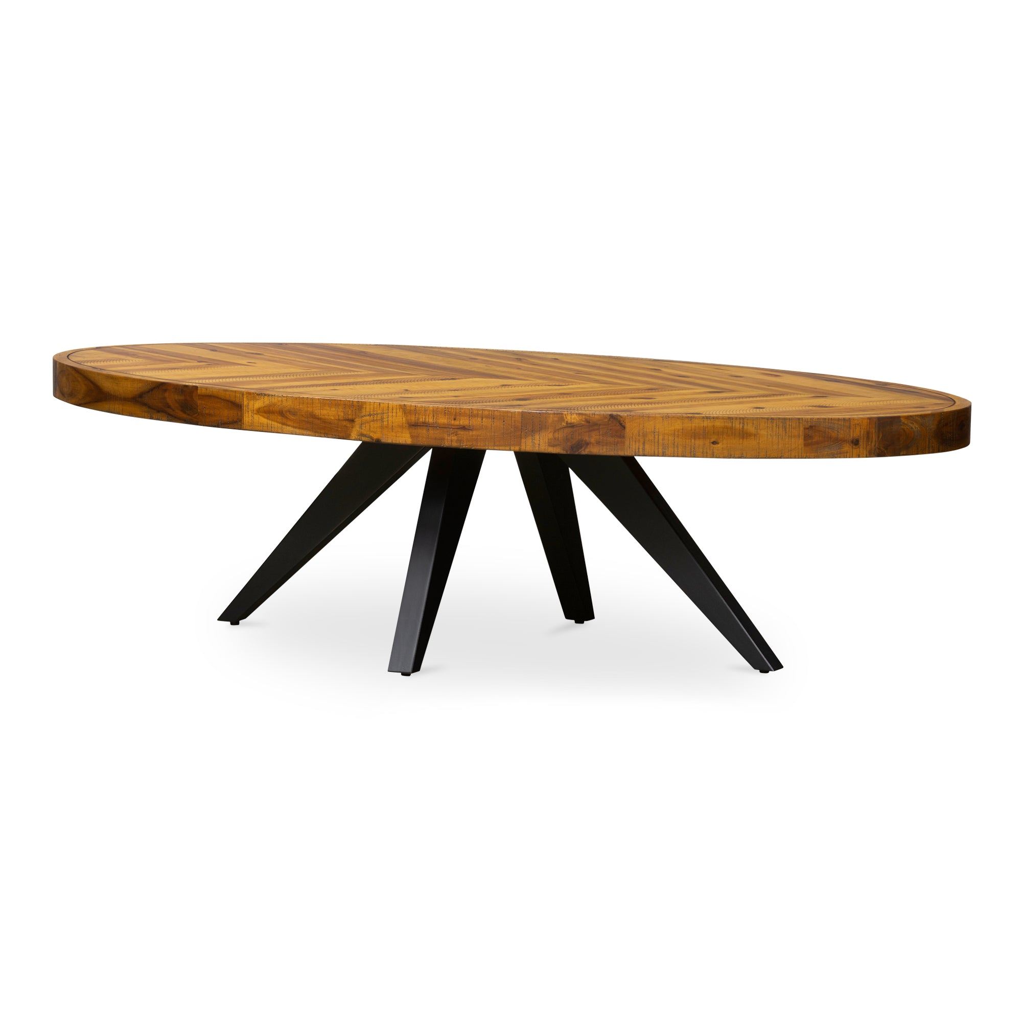 Parq Oval Coffee Table Amber by Moe's Home Collection - view 2