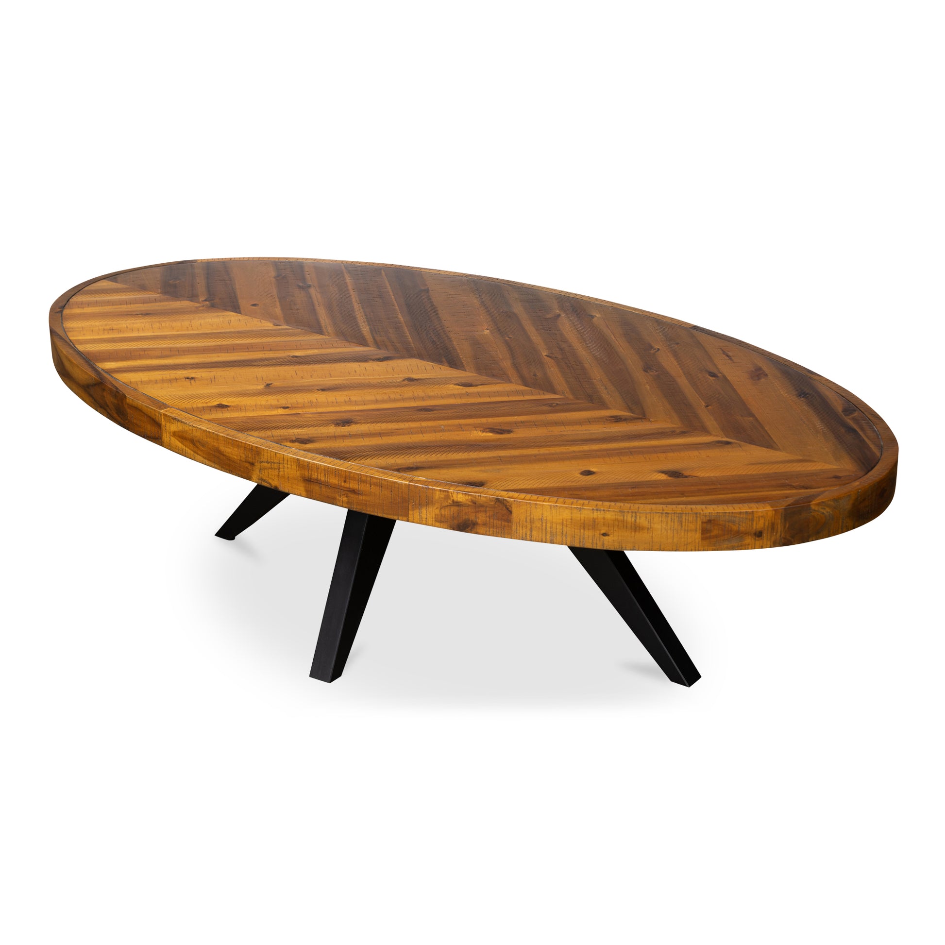 Parq Oval Coffee Table Amber by Moe's Home Collection - view 3