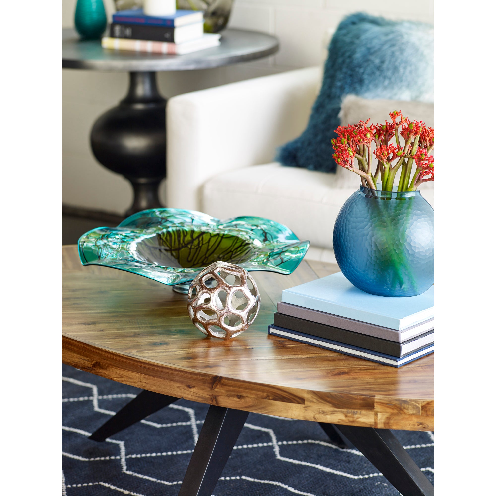 Parq Oval Coffee Table Amber by Moe's Home Collection - view 15