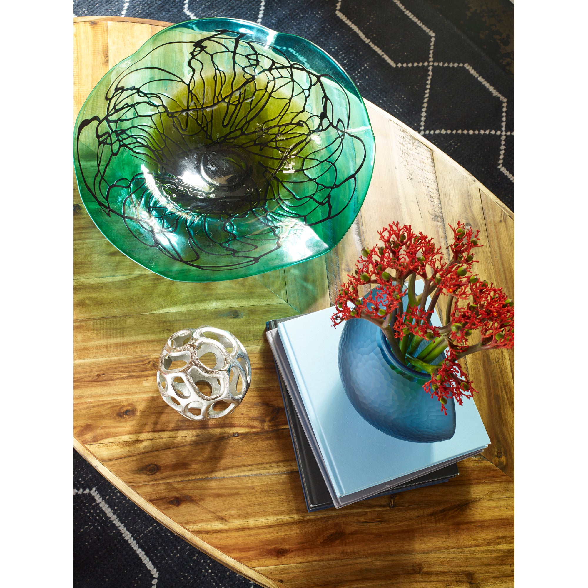Parq Oval Coffee Table Amber by Moe's Home Collection - view 16