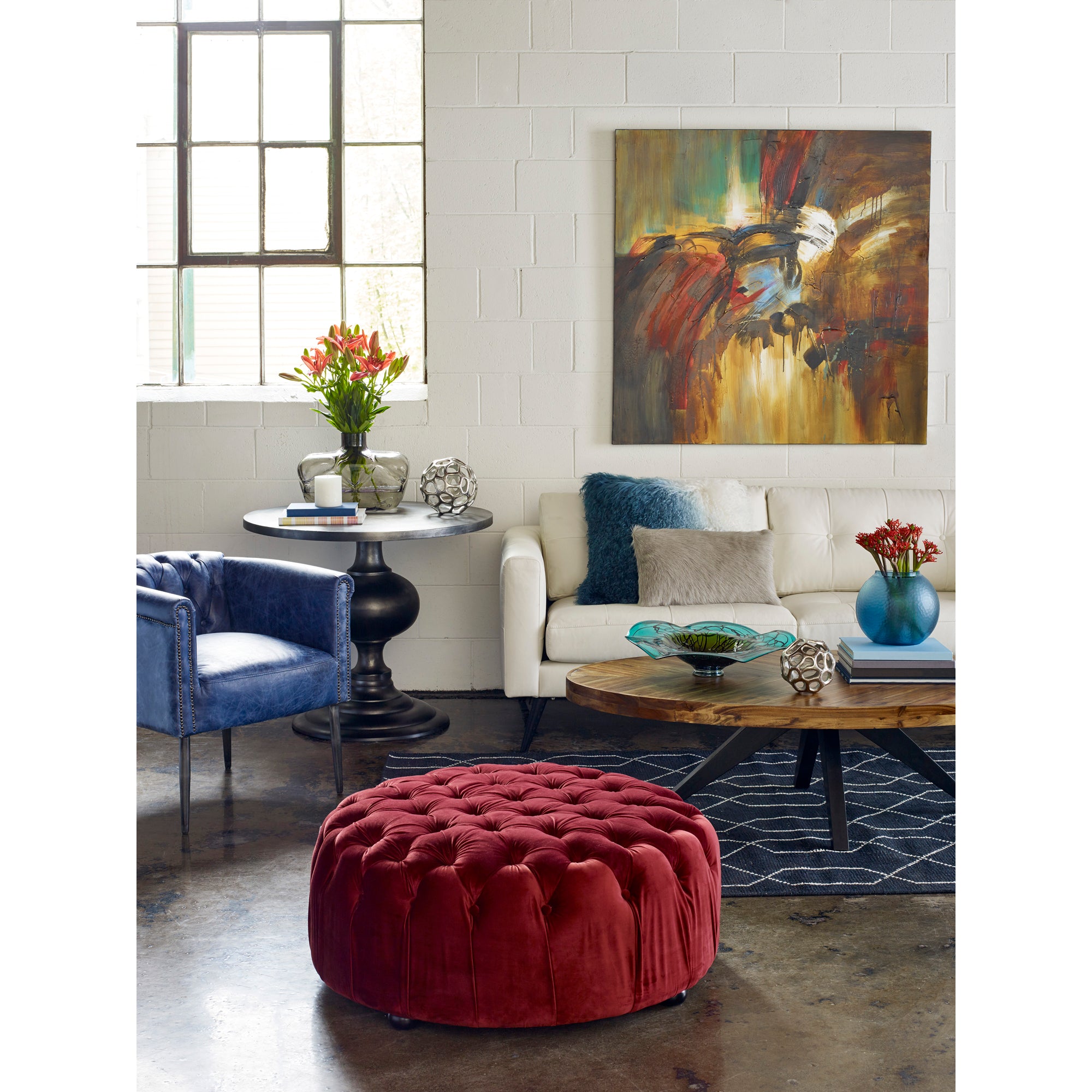 Parq Oval Coffee Table Amber by Moe's Home Collection - view 18