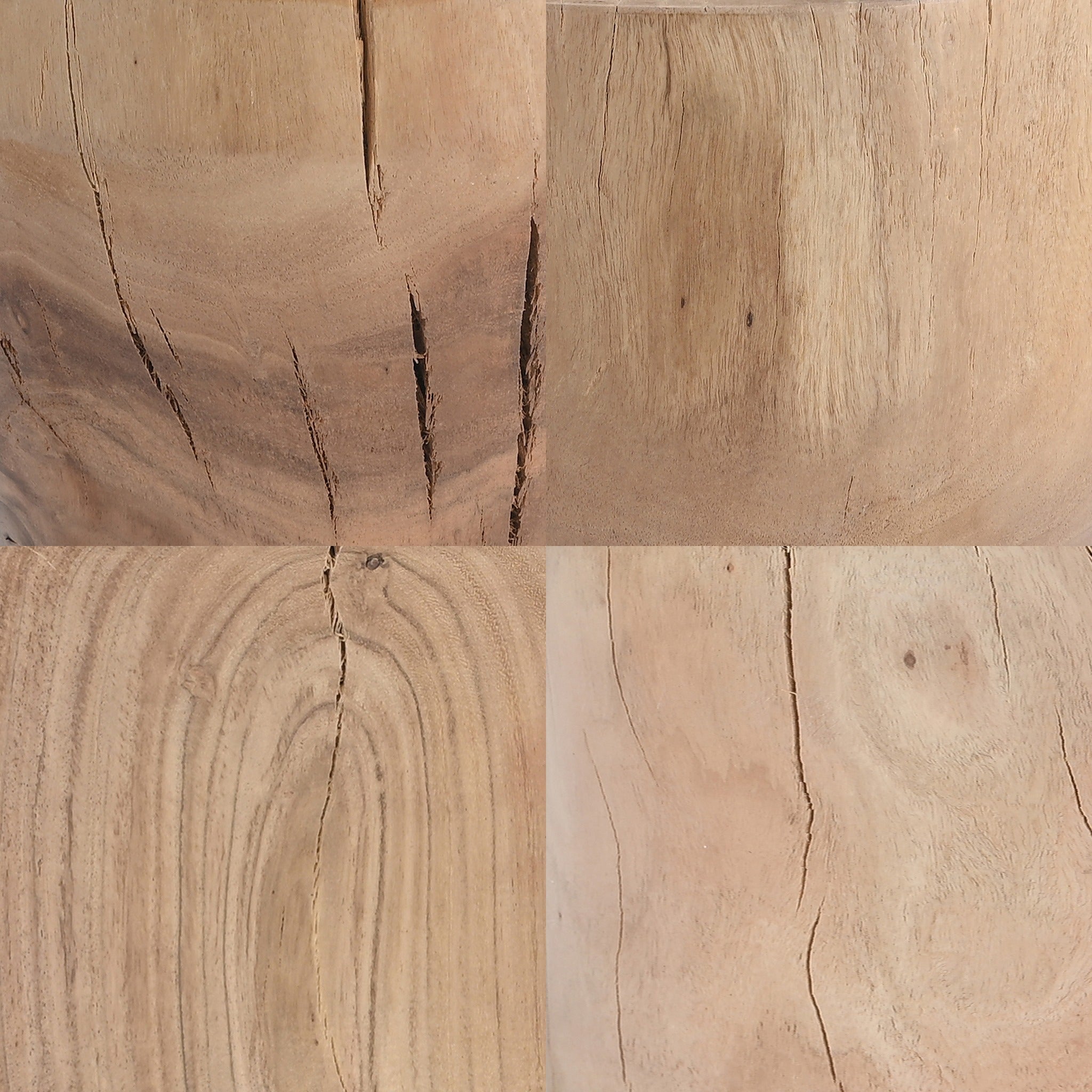 Patcharee End Table Natural Wood by Urbia - material and color swatch