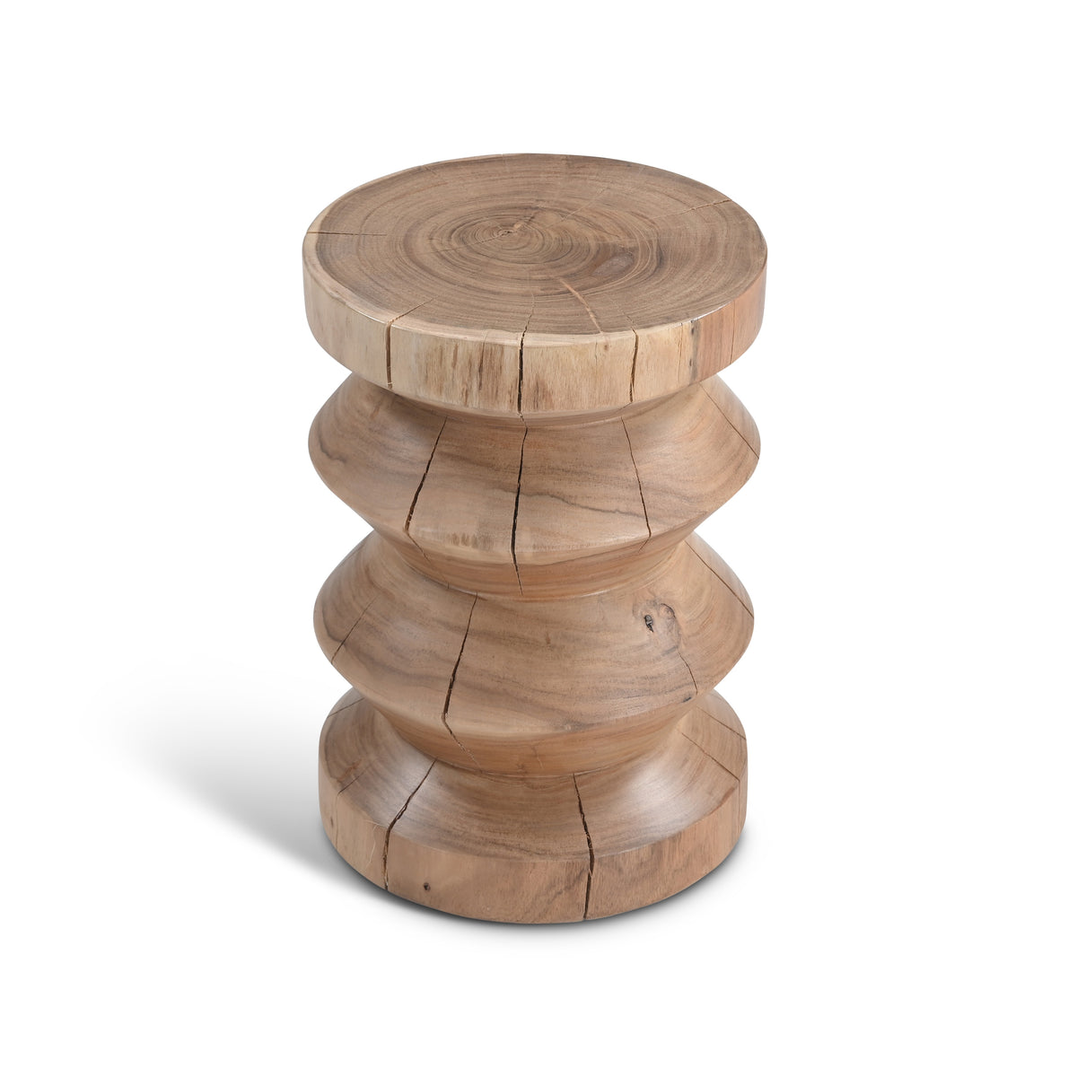 Asnee End Table Natural Wood by Urbia - product detail 2