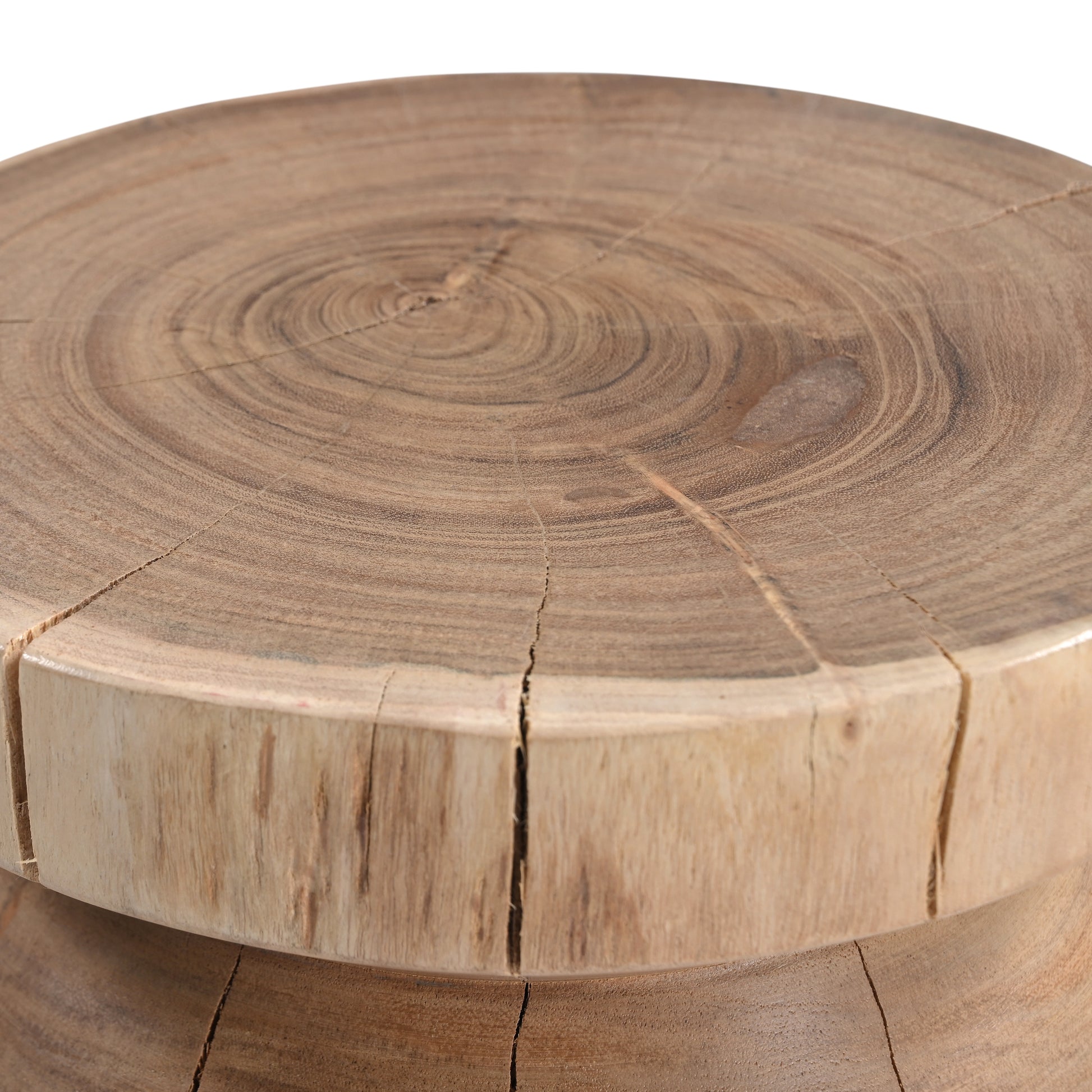 Asnee End Table Natural Wood by Urbia - product detail 4