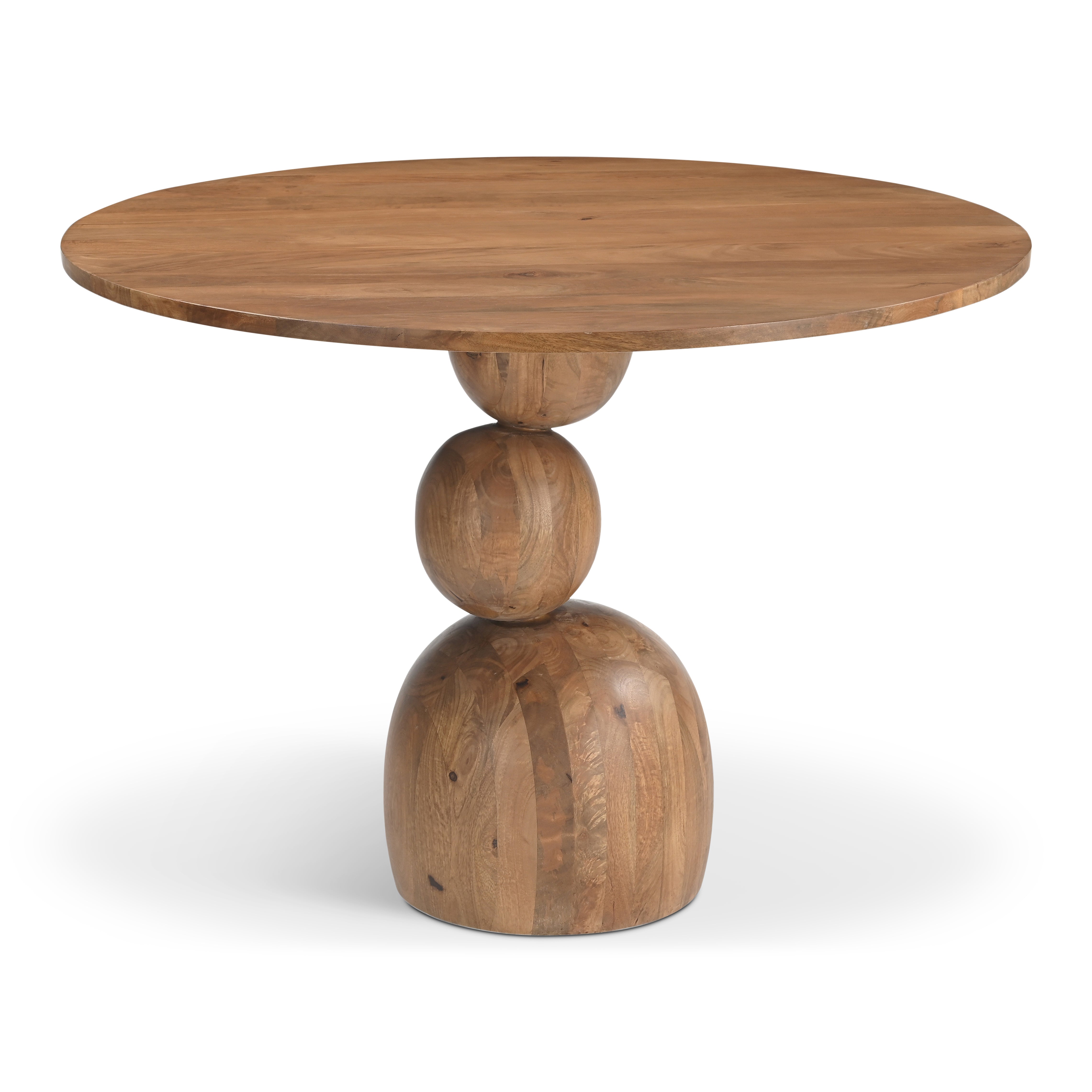 Naksu Round Dining Table Natural by Urbia