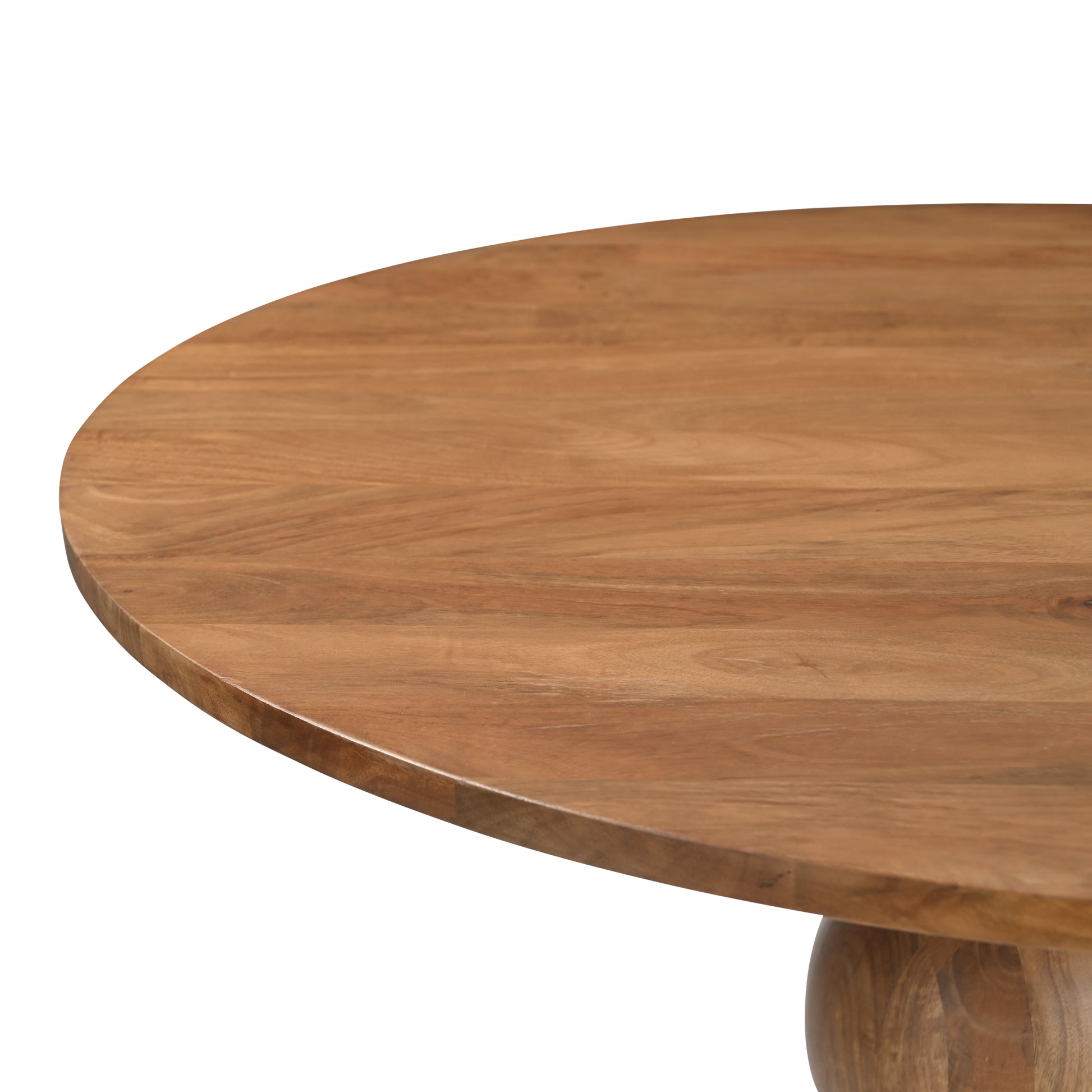 Naksu Round Dining Table Natural by Urbia