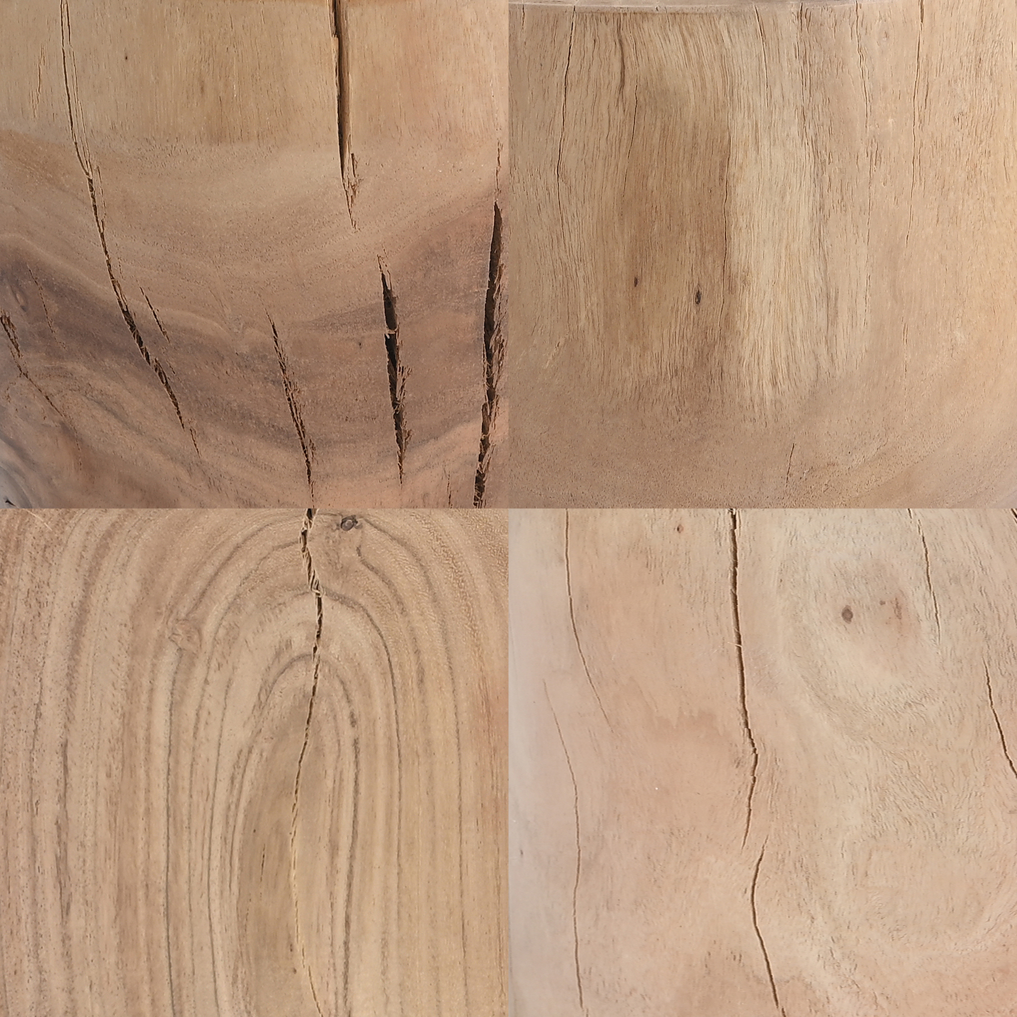 Naksu Round Dining Table Natural by Urbia