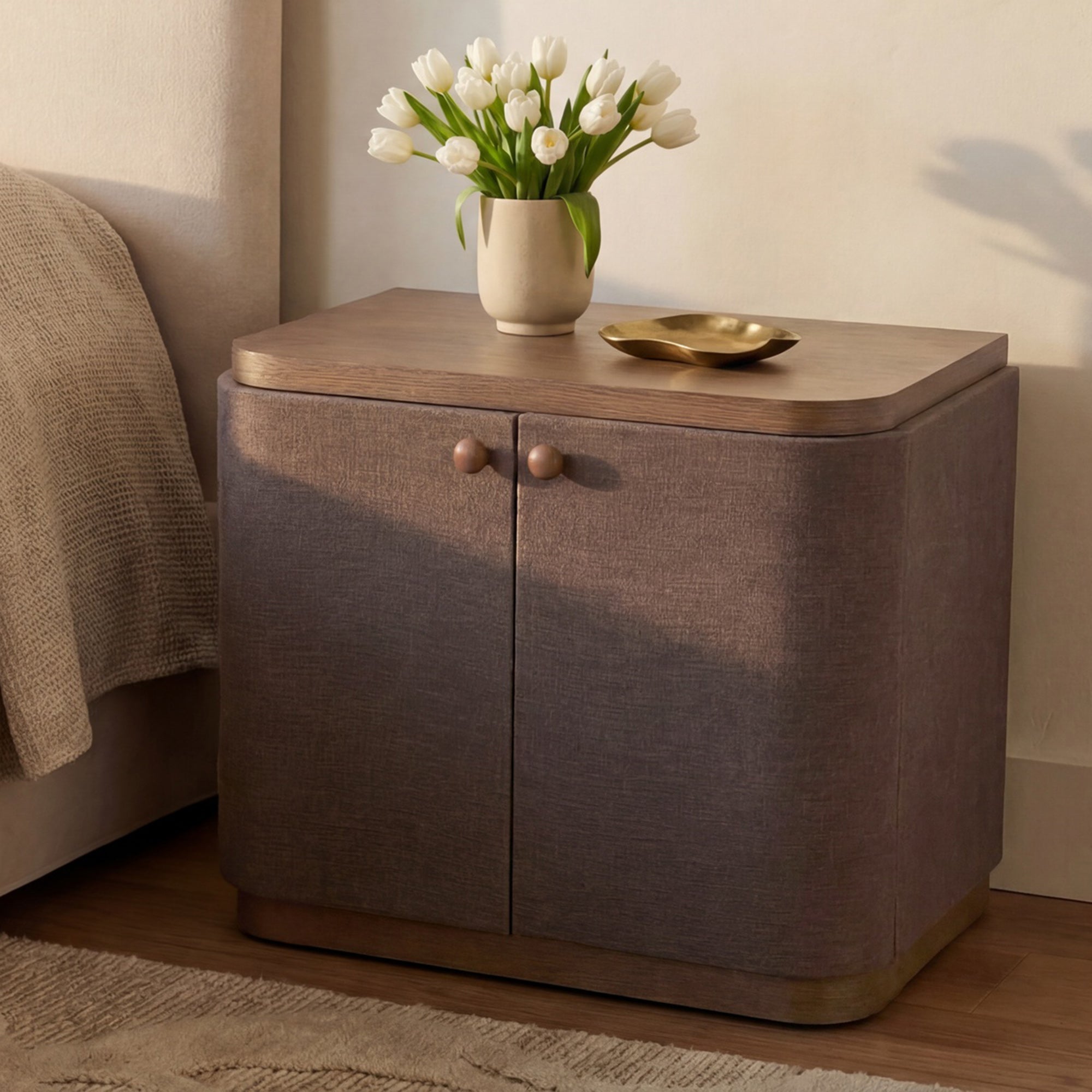 Simone Nightstand Brown by Moe's Home Collection - view 2