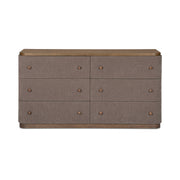 Simone 6 Drawer Dresser Brown by Moe's Home Collection