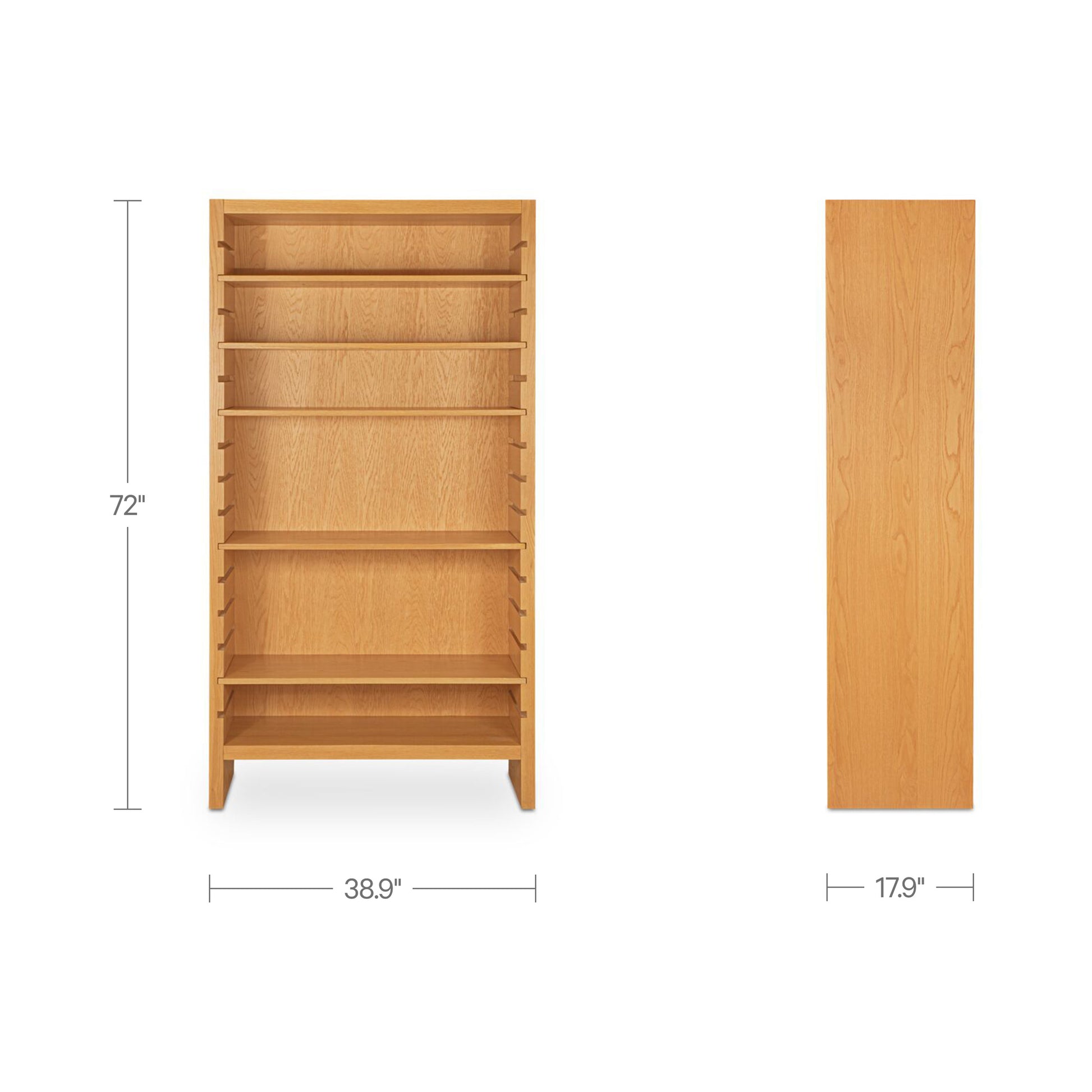 Henrik Bookcase Natural by Moe's Home Collection - view 3