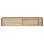 Round Off Floating Console Table Natural by Moe's Home Collection