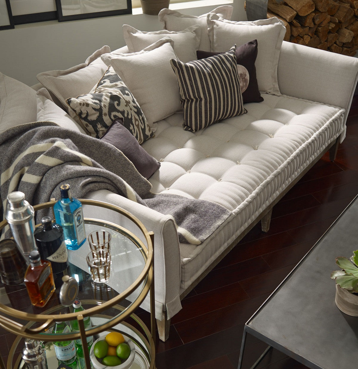 Theory Upholstered daybed couch