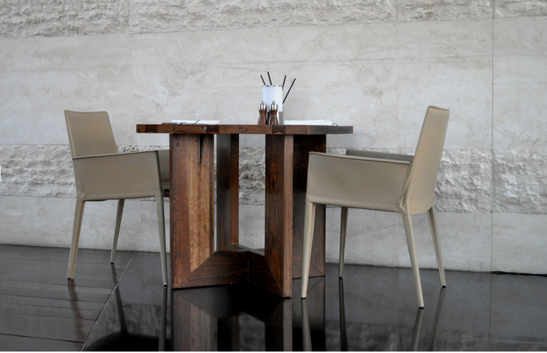 Tiffany Leather Dining Arm Chair