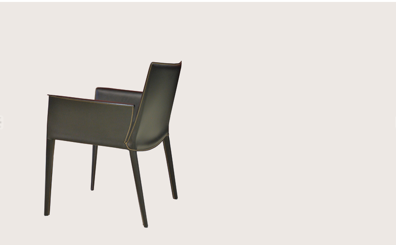 Tiffany Leather Dining Arm Chair