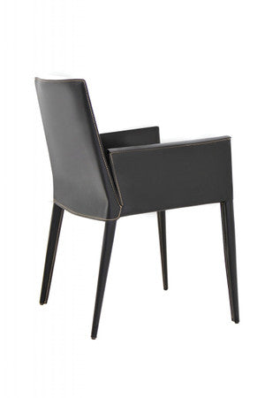 Tiffany Leather Dining Arm Chair