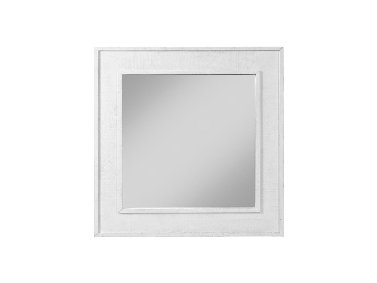 Universal Rustic Oak Modern Farmhouse Square Mirror