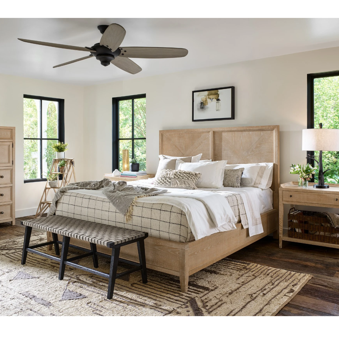 Universal Furniture Modern Farmhouse Bench Harlyn Bench