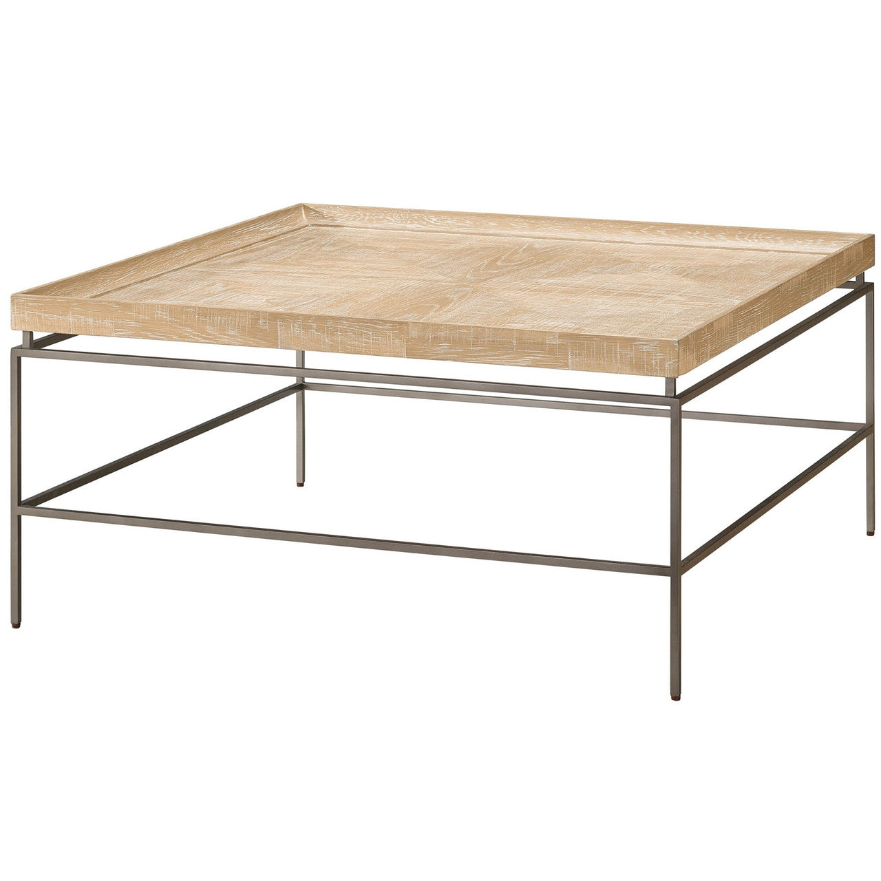 Universal Modern Farmhouse Galen Oak Cocktail Table