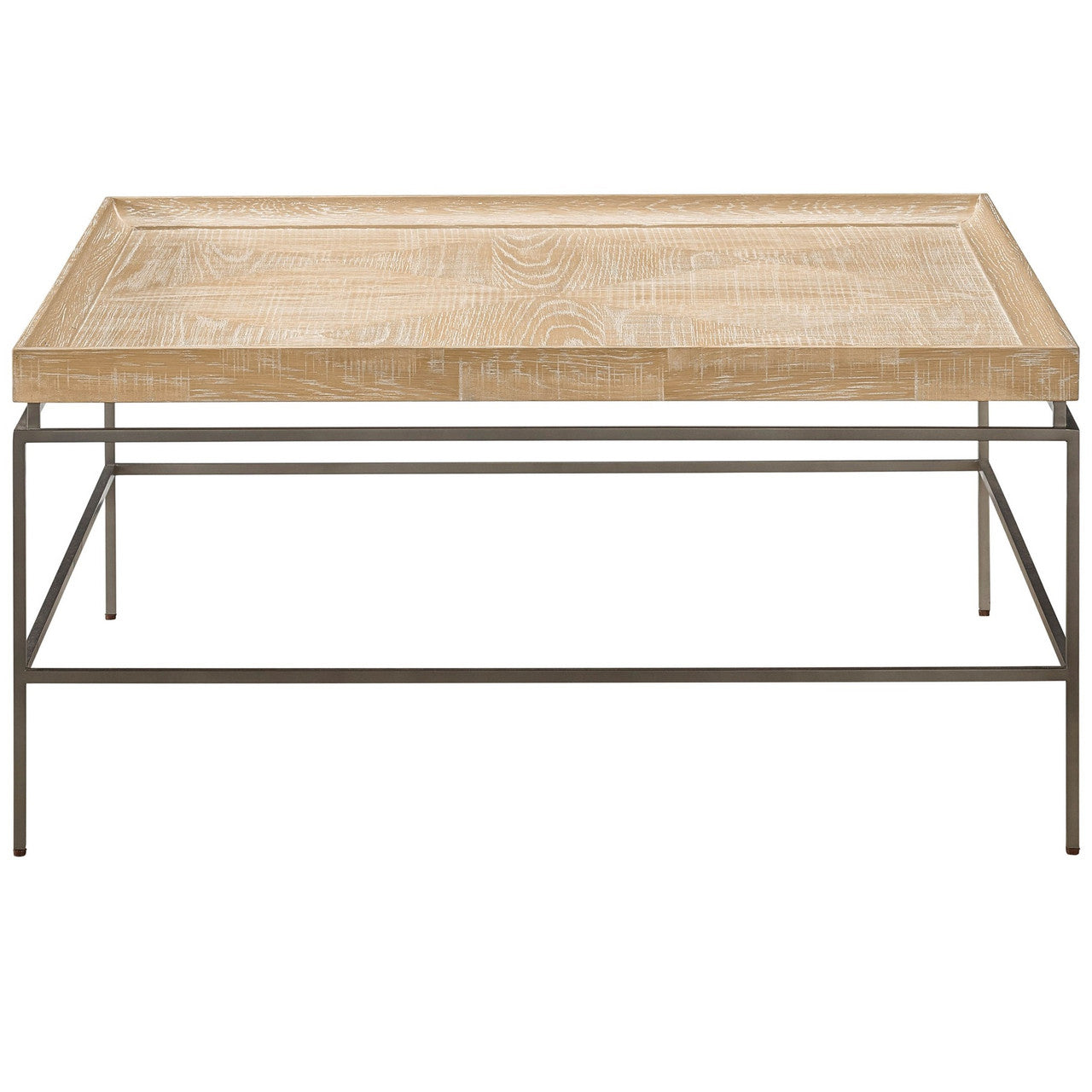 Universal Modern Farmhouse Galen Oak Cocktail Table