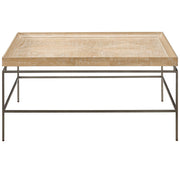 Universal Modern Farmhouse Galen Oak Cocktail Table