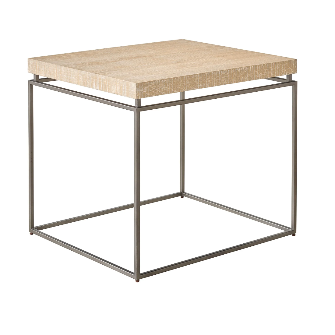 Universal Modern Farmhouse Natural Oak End Table