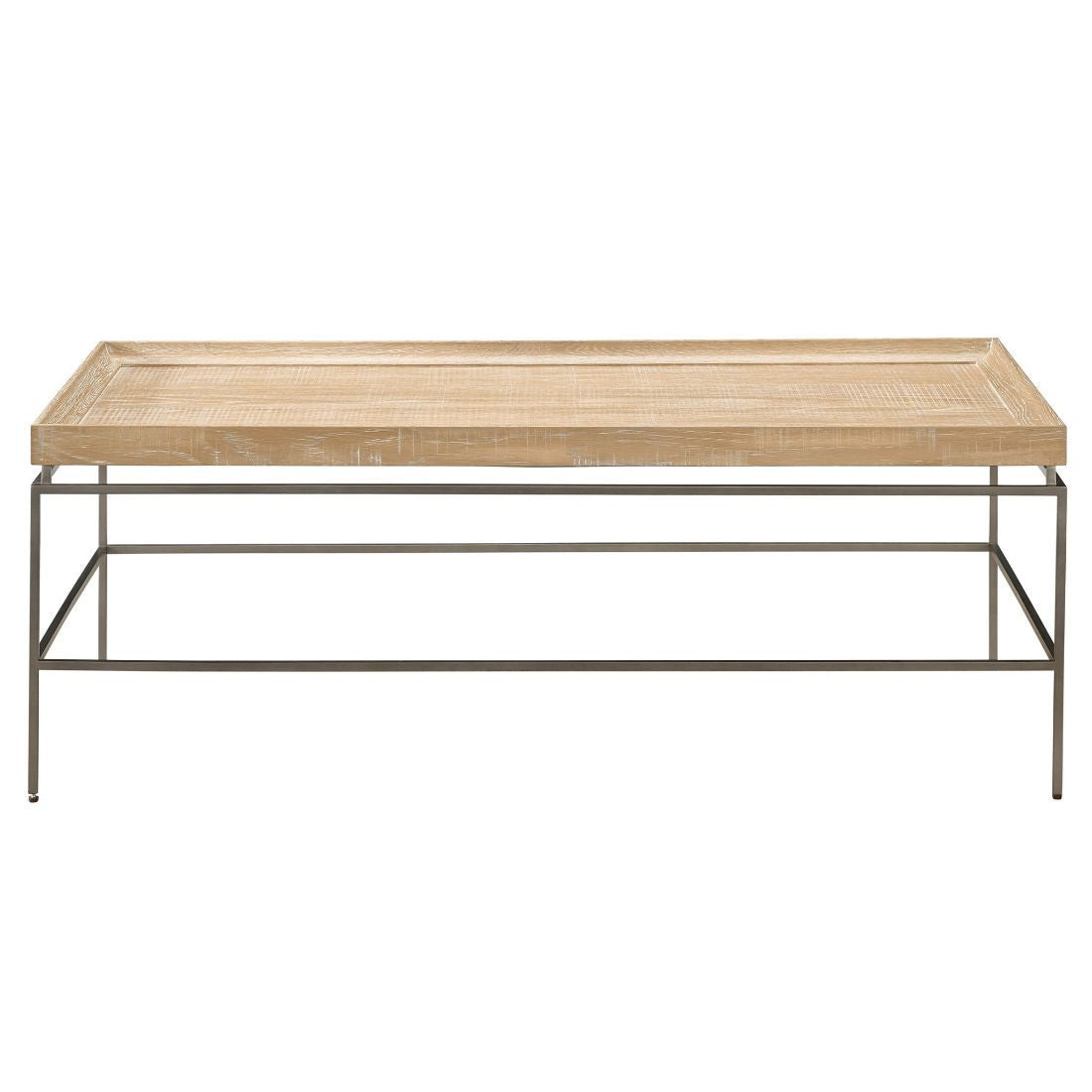 Universal Modern Farmhouse Preston Oak Cocktail Table