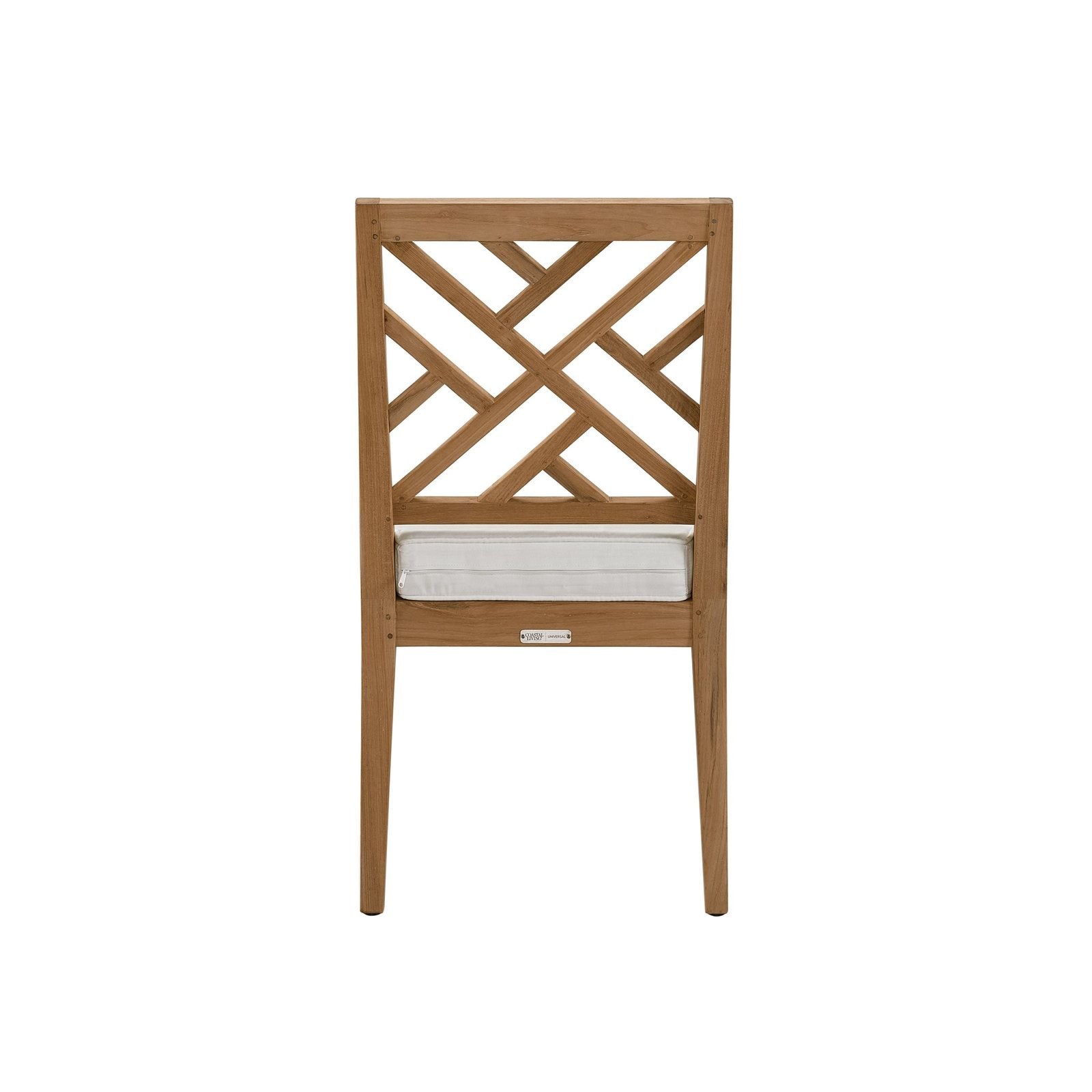 Coastal Living Outdoor Chesapeake Fret Back Side Chair by Universal Furniture at ZIN Home