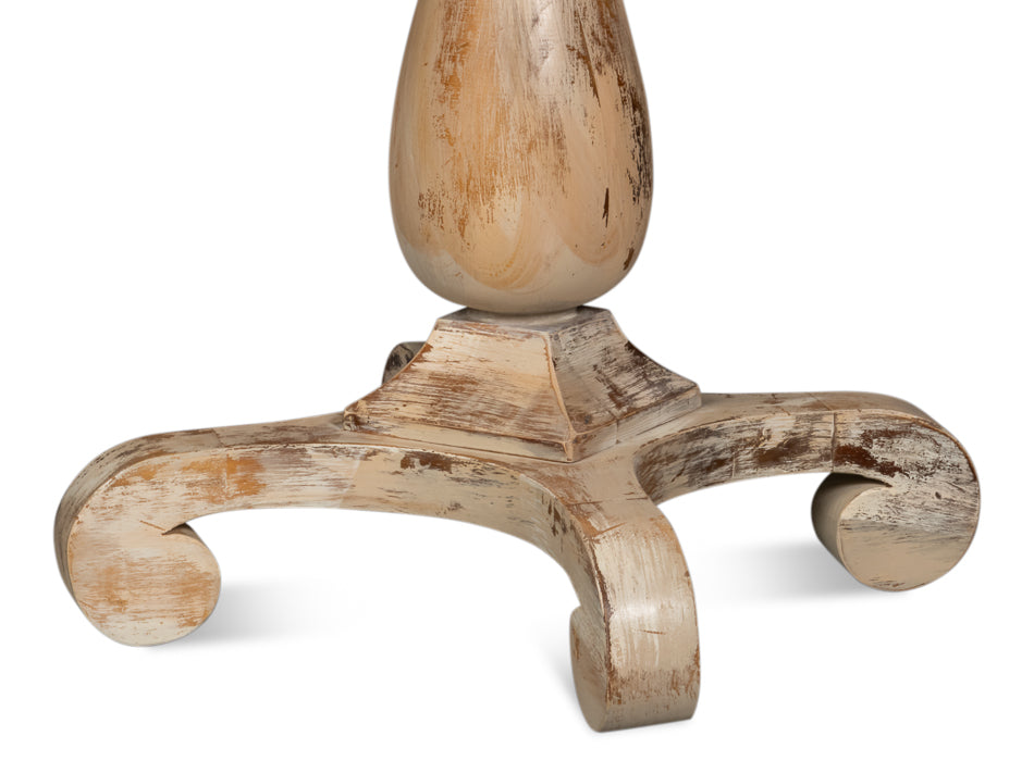 Bistro Table, Antique Oak by Sarreid Ltd - view 10