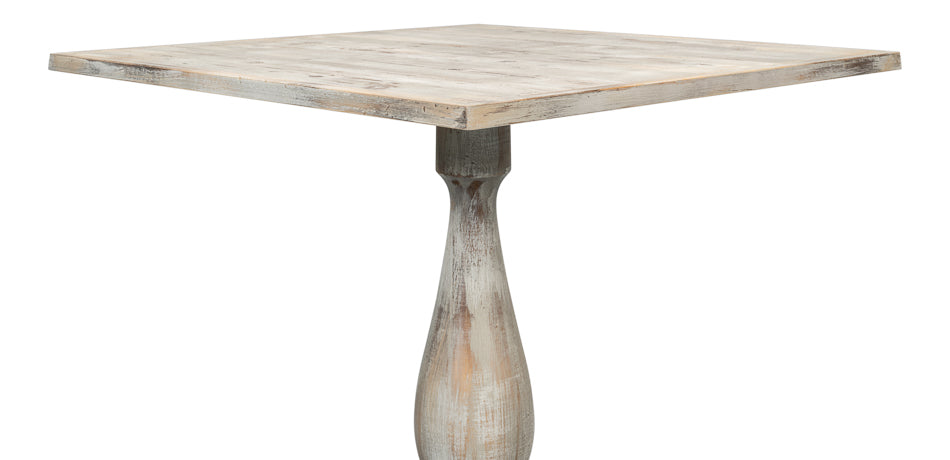 Bistro Table, Grey Oak by Sarreid Ltd - view 8