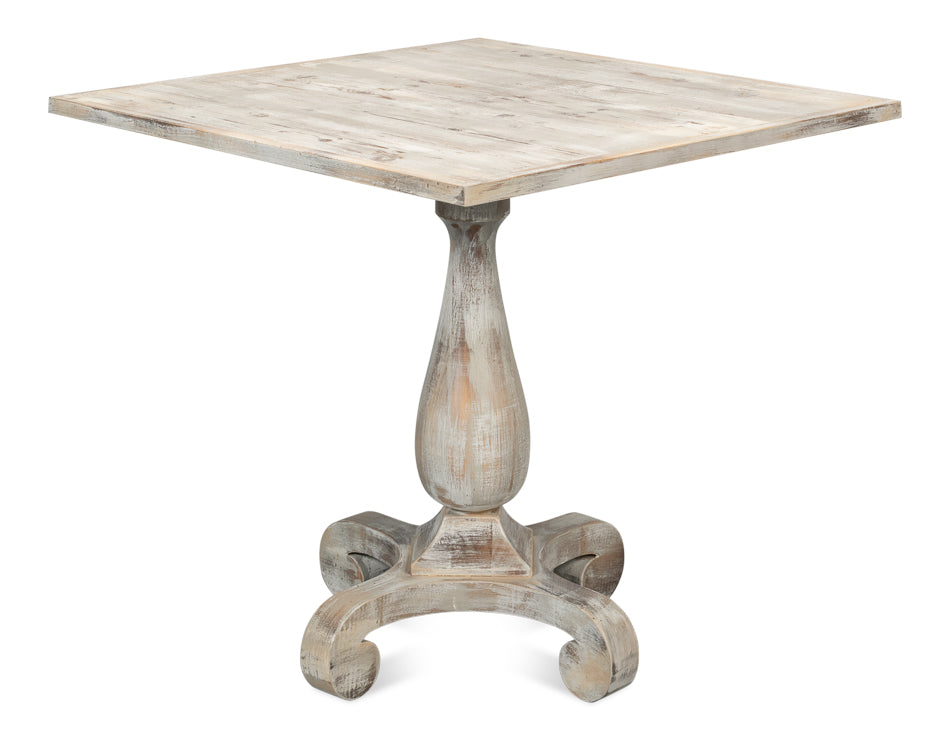 Bistro Table, Grey Oak by Sarreid Ltd - view 3