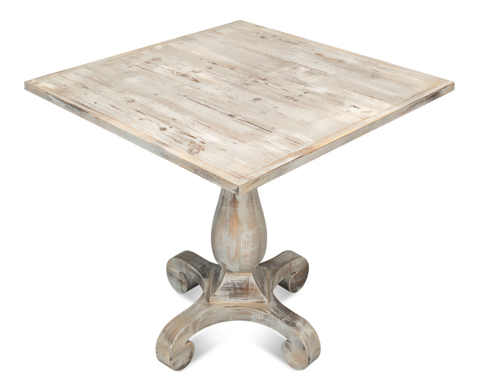 Bistro Table, Grey Oak by Sarreid Ltd - view 4