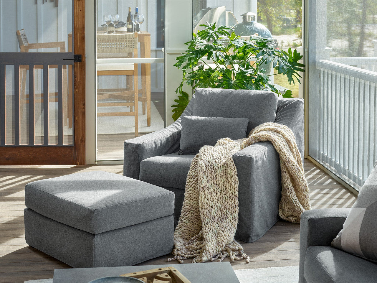 Brooke Ottoman -OUTDOOR