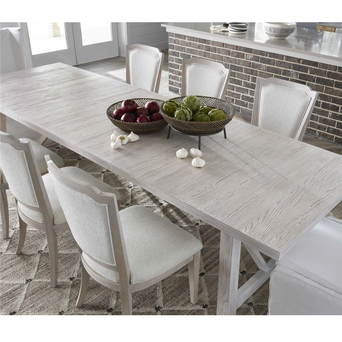 Coastal Getaway Extension Dining Table 124"