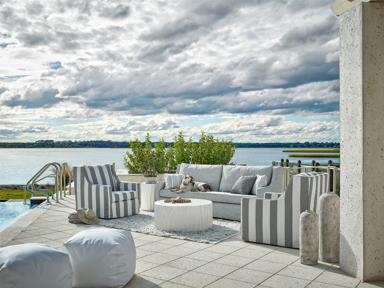 Hudson Sofa 93"  OUTDOOR