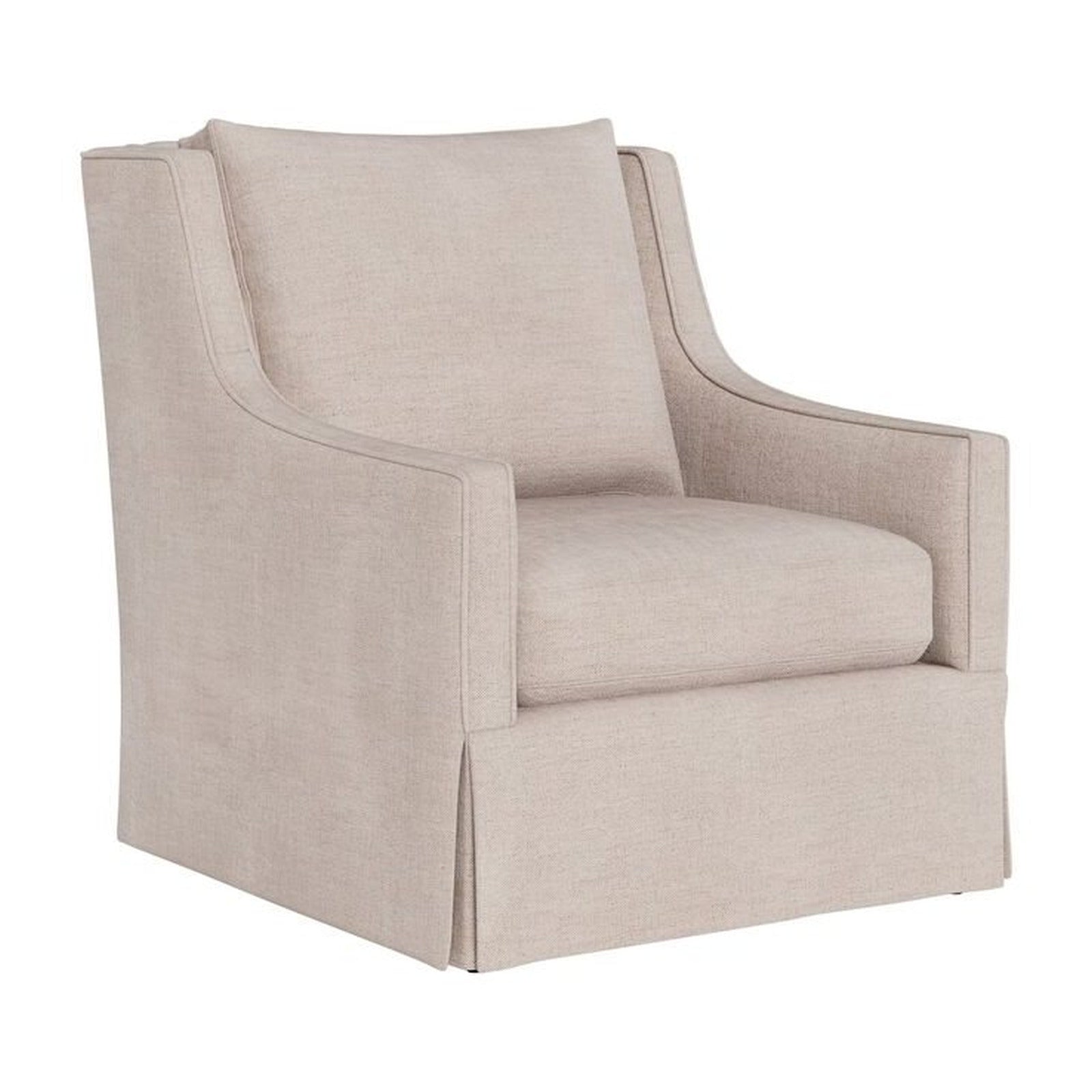 Hudson Skirted Petite Swivel Glider-Special Order by Universal Furniture at ZIN Home