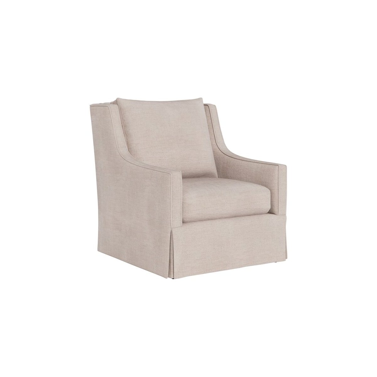 Hudson Skirted Petite Swivel Glider-Special Order by Universal Furniture at ZIN Home