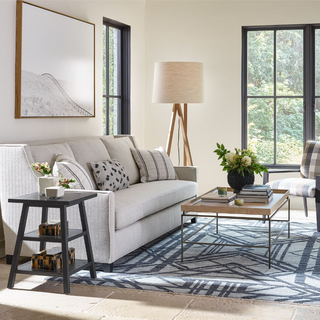 Universal Modern Farmhouse Preston Oak Cocktail Table