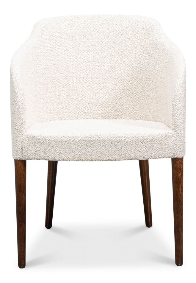Occasional Contemporary Chair,Walnut by Sarreid Ltd - view 2
