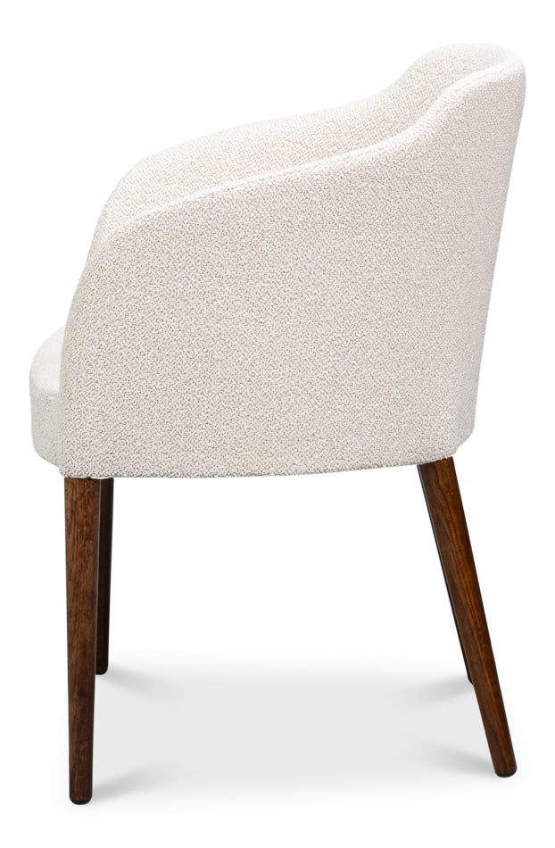 Occasional Contemporary Chair,Walnut by Sarreid Ltd - view 3