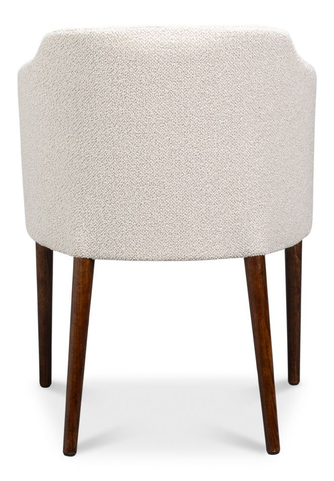 Occasional Contemporary Chair,Walnut by Sarreid Ltd - view 4