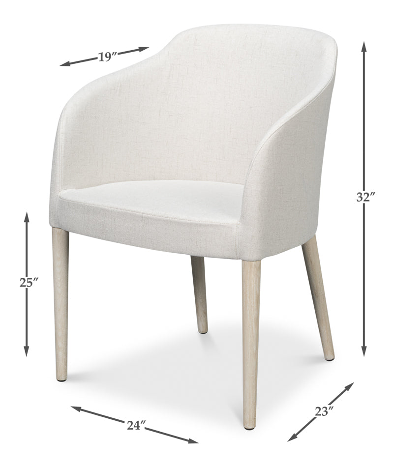 Occasional Contemporary Chair,Lime White by Sarreid Ltd - view 7