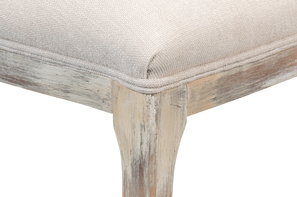 Oval Cane Back S/Chair,Grey Oak, Taupe by Sarreid Ltd - view 10